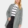 PixieGirl Petite Boucle Biker Coat - Grey
