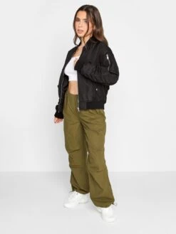 PixieGirl Petite Bomber Jacket - Black -RIVE IS Clothing Shop VQL84 SQ3 0000000004 BLACK MDo