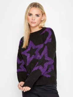 PixieGirl Petite Tinsel Star Jumper