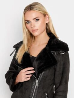 PixieGirl Petite Aviator Jacket - Black -RIVE IS Clothing Shop VQL8P SQ4 0000000004 BLACK MDd