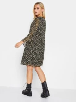 PixieGirl Petite Ditsy Chiffon Dress -RIVE IS Clothing Shop VQL8V SQ2 0000000004 BLACK MDb