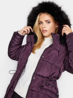 PixieGirl Petite Trim Padded Coat - Red -RIVE IS Clothing Shop VQL8Z SQ4 0000000017 RED MDd