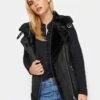 PixieGirl Petite Aviator Gilet - Black