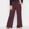 PixieGirl Petite Belted Wide Leg Trouser - Red -RIVE IS Clothing Shop VQL96 SQ1 0000000017 RED MDf