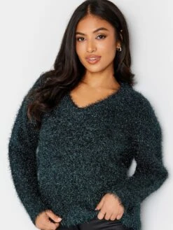 PixieGirl Petite Tinsel Jumper -RIVE IS Clothing Shop VQL9F SQ4 0000000047 GREEN MDd