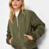 PixieGirl Petite Bomber Jacket - Green -RIVE IS Clothing Shop VQLA7 SQ1 0000000047 GREEN MDf