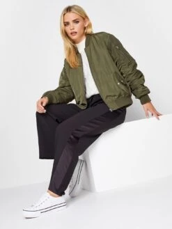 PixieGirl Petite Bomber Jacket - Green -RIVE IS Clothing Shop VQLA7 SQ3 0000000047 GREEN MDo