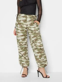 PixieGirl Petite Camo Parachute Trouser