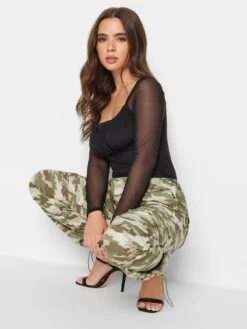 PixieGirl Petite Camo Parachute Trouser -RIVE IS Clothing Shop VQLAL SQ4 0000000047 GREEN MDd