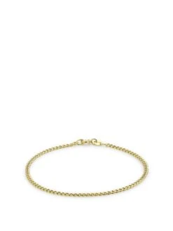 Love GOLD 9ct Yellow Gold Curb Chain Bracelet