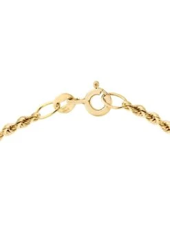 Love GOLD 9ct Yellow Gold Hollow Rope-and-Ball Chain Bracelet 9 Love GOLD 9ct Yellow Gold Hollow Rope-and-Ball Chain Bracelet -RIVE IS Clothing Shop VQOCR SQ4 0000000036 GOLD SLd1