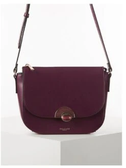 Luella Grey Clarissa Saddle Crossbody - Damson
