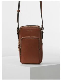 Luella Grey Emma Phone Bag - Conker