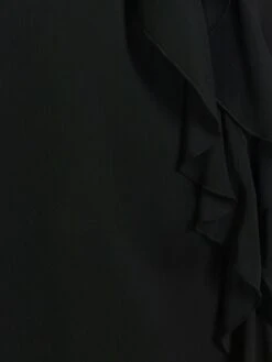 River Island Frill Detail Halterneck Dress - Black -RIVE IS Clothing Shop VQYKG SQ5 0000000004 BLACK MDd1