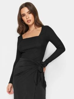 PixieGirl Petite Sequin Texture Top - Black -RIVE IS Clothing Shop VR0CK SQ4 0000000004 BLACK MDd