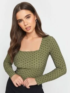 PixieGirl Petite 2pk Spot Top - Black