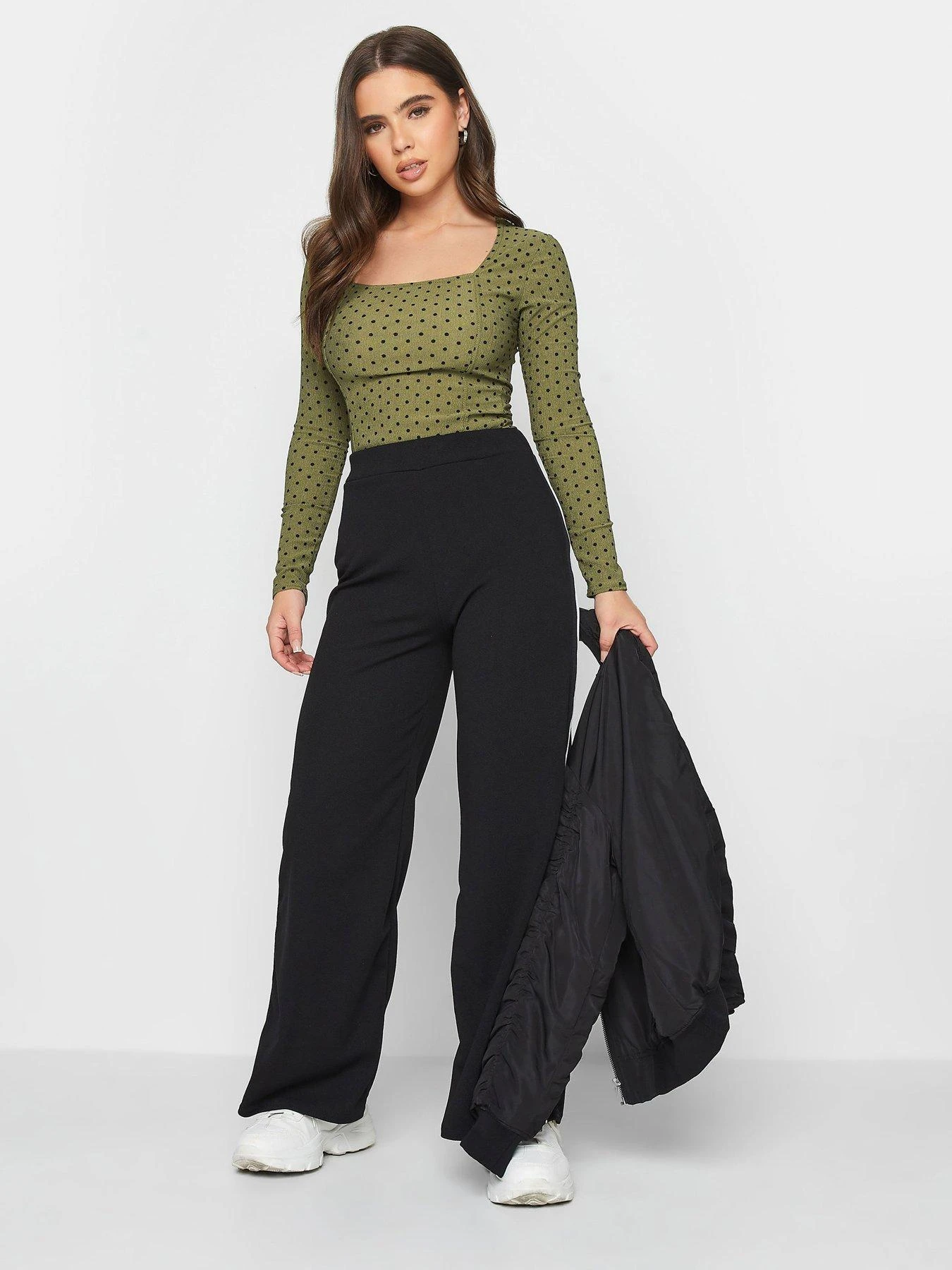 PixieGirl Petite 2pk Spot Top - Black 5 PixieGirl Petite 2pk Spot Top - Black - Image 3