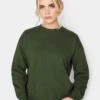 PixieGirl Petite Crew Neck Sweatshirt - Green