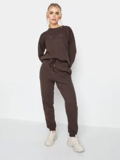 PixieGirl Petite Choc Embroidered Sweatshirt - Brown -RIVE IS Clothing Shop VR0EQ SQ3 0000000143 BROWN MDo