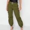 PixieGirl Petite Belted Cuff Jogger - Green -RIVE IS Clothing Shop VR0EW SQ1 0000000047 GREEN MDf
