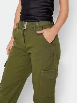 PixieGirl Petite Belted Cuff Jogger - Green 7 PixieGirl Petite Belted Cuff Jogger - Green -RIVE IS Clothing Shop VR0EW SQ4 0000000047 GREEN MDd