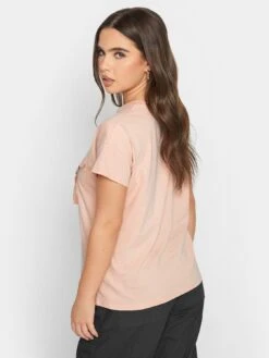 PixieGirl Petite Pink Utility Pocket Tee - Pink -RIVE IS Clothing Shop VR0FN SQ2 0000000063 PINK MDb