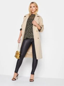 PixieGirl Petite Ditsy High Neck Frill Top 8 PixieGirl Petite Ditsy High Neck Frill Top -RIVE IS Clothing Shop VR0FP SQ3 0000000004 BLACK MDo