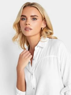 PixieGirl Petite Viscose Shirt - White -RIVE IS Clothing Shop VR0FR SQ4 0000000013 WHITE MDd