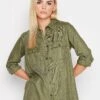 PixieGirl Petite Utility Shirt - Green
