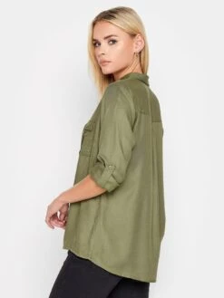 PixieGirl Petite Utility Shirt - Green -RIVE IS Clothing Shop VR0FZ SQ2 0000000047 GREEN MDb