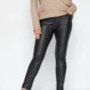 M&Co Petite Petite Coated Slim Leg Jean - Black -RIVE IS Clothing Shop VR0JJ SQ1 0000000004 BLACK MDf