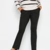 M&Co Petite Petite Black Ponte Slim Leg Trs