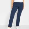 M&Co Petite Petite Stretch Tapered Trousers -RIVE IS Clothing Shop VR47J SQ1 0000000048 NAVY MDf