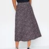 M&Co Petite Ditsy Print Skirt - Pink  -RIVE IS Clothing Shop VR47M SQ1 0000000063 PINK MDf