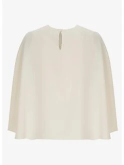 Mint Velvet Cream Cape Layered Top -RIVE IS Clothing Shop VR6G8 SQ6 0000000067 CREAM MDd2