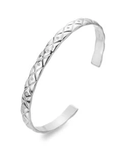 Hot Diamonds Quilted Bangle