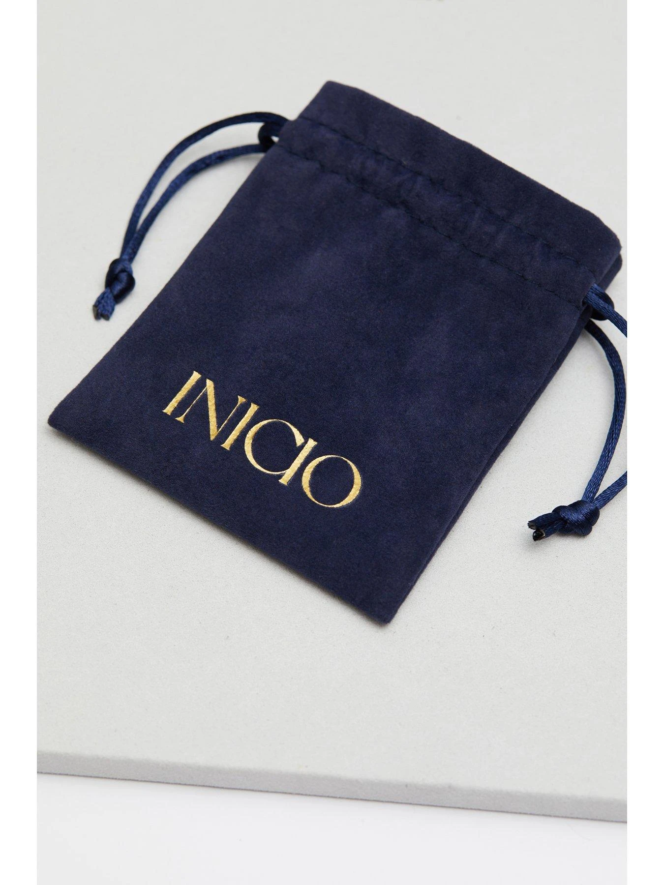 Inicio Recycled Sterling Silver Plated Curved Hoop Earrings - Gift Pouch 4 Inicio Recycled Sterling Silver Plated Curved Hoop Earrings - Gift Pouch - Image 2