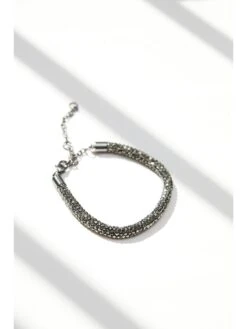 Mood Hematite Black Diamond Tube Bracelet -RIVE IS Clothing Shop VRIVW SQ2 0000000004 BLACK MDf