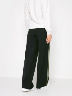 Long Tall Sally Khaki Side Stripe Trousers 34" -RIVE IS Clothing Shop VRNTH SQ2 0000000004 BLACK MDb