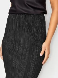 PixieGirl Petite Black Plisse Midaxi Skirt -RIVE IS Clothing Shop VROBF SQ4 0000000004 BLACK MDd