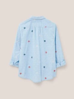 White Stuff White Stuff Sophie Embroidered Shirt - Blue -RIVE IS Clothing Shop VRRK6 SQ5 0000000020 BLUE MDd1