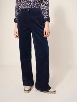 White Stuff White Stuff Belle Cord Wide Leg - Navy
