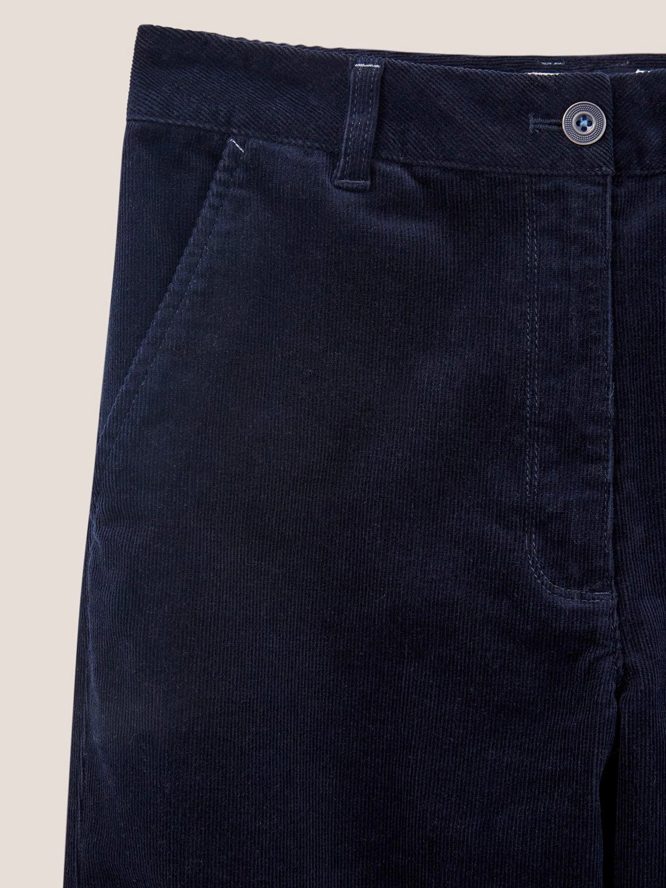White Stuff White Stuff Belle Cord Wide Leg - Navy 8 White Stuff White Stuff Belle Cord Wide Leg - Navy - Image 6