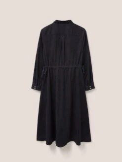 White Stuff Jade Cord Shirt Dress - Black -RIVE IS Clothing Shop VRRLW SQ5 0000000004 BLACK MDd1