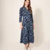 White Stuff Rua Jersey Shirt Dress - Blue -RIVE IS Clothing Shop VRRMN SQ1 0000000020 BLUE MDf