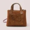 White Stuff Mini Helena Leather Tote - Brown -RIVE IS Clothing Shop VRRR9 SQ1 0000000143 BROWN SLf