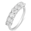 Love DIAMOND Thea 9ct White Gold Lab Grown Oval Eternity 1.00ct Diamond Ring -RIVE IS Clothing Shop VRWDP SQ1 0000000035 SILVER SLa