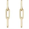 Beaverbrooks Silver Yellow Gold Plated Paperchain Earrings -RIVE IS Clothing Shop VRXRF SQ1 0000000088 NO COLOR SLf