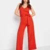 PixieGirl Petite Orange Scuba Side Stripe Jumpsuit -RIVE IS Clothing Shop VSFXS SQ1 0000000198 ORANGE MDf