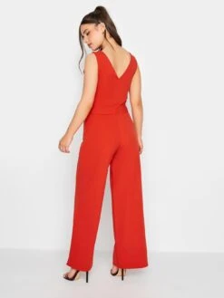 PixieGirl Petite Orange Scuba Side Stripe Jumpsuit -RIVE IS Clothing Shop VSFXS SQ2 0000000198 ORANGE MDb